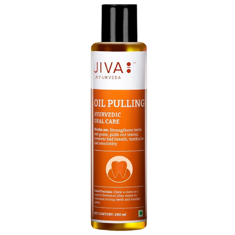 Jiva Ayurveda Oil Pulling Ayurvedic Oral Care, 200 ml-1.webp